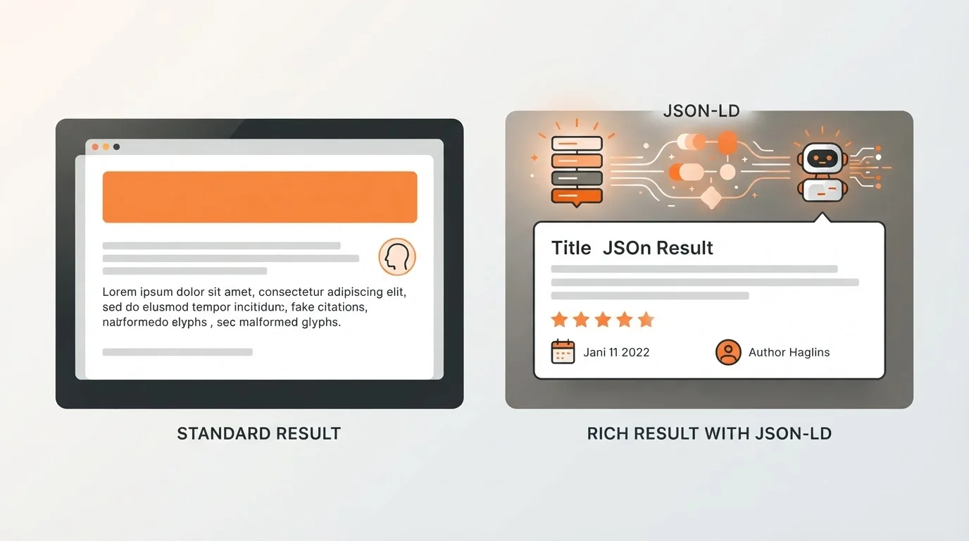 JSON-LD format, provides search engines with explicit context about your content. Instead of just seeing text, search engines see an 'Article' with a specific 'Author,' 'Date Published,' and 'Organization.'