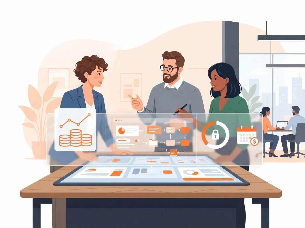 SaaS team collaborating on an autonomous blog platform