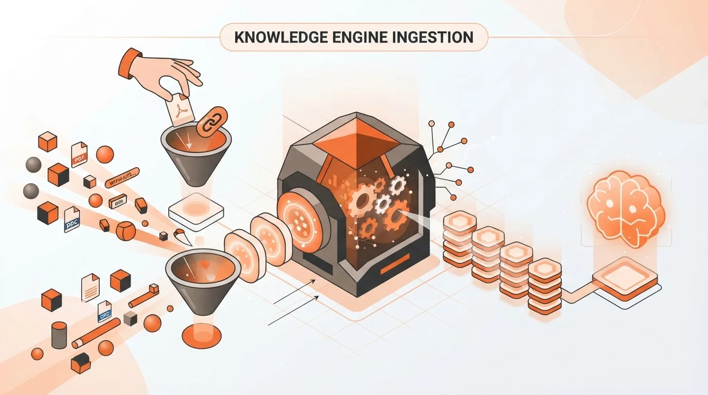 Dashboard view of a product knowledge engine for autonomous blogging.